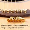 6PCS Pure Copper Citrimine Guitar Caps - Crystal Head Style (Black) - 4
