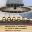 6PCS Pure Copper Citrimine Guitar Caps - Crystal Head Style (Black) - 5