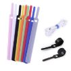 Needle Shape Self-adhesive Cable Organizer 50 PCS, 12x145mm, Red - 2