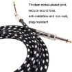 Guitar Connection Wire 1m Black White - Noise Reduction Elbow Audio - 4