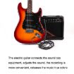 6m Black White Guitar Connection Wire for Folk Bass Noise Reduction - 5