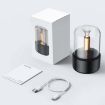 Black 120ML Aroma Diffuser USB Candlelight Night Light Humidifier - 2