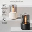 Black 120ML Aroma Diffuser USB Candlelight Night Light Humidifier - 3