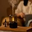 Black 120ML Aroma Diffuser USB Candlelight Night Light Humidifier - 6