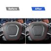 Chevrolet Corvette C8 Steering Wheel Frame Sticker Black - 5