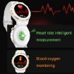 HW3 Mini Smart Watch - Heart Rate & Blood Oxygen Monitor, NFC, Gold/White - 4