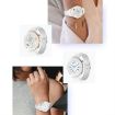 HW3 Mini Smart Watch - Heart Rate & Blood Oxygen Monitor, NFC, Gold/White - 7