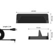 PGTECH Steam Deck Console Holder & Charging Cable Set (2 PCS) - 3
