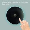 Smart Wireless Self-Powered Doorbell, 1 For 1, US Plug, Black, R16 Model - 6