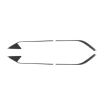 Chevrolet Corvette C8 Roof Engine Vent Sticker Set - 4pcs Black - 1