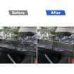Chevrolet Corvette C8 Roof Side Decorative Stickers Set - 4pcs Black - 6