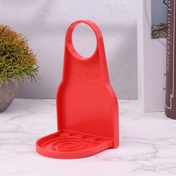Red Foldable Laundry Detergent Drip Catcher Tray Cup Holder Dispenser - 1