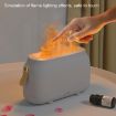 White Simulation Flame Aromatherapy Humidifier with Ambient Light - 5
