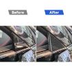 Chevrolet Corvette C8 A-Pillar Decorative Sticker Set - 4pcs Black - 6