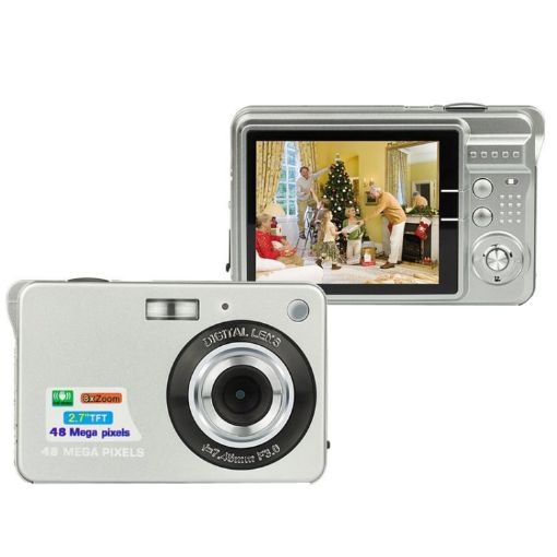 Entry-Level 18MP Digital Camera for Photos & Videos - Silver - 1
