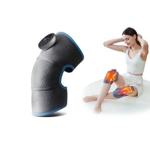 Electric Heating Therapy Knee Pad Brace - Single, No Vibration Massage - 1