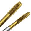 Titanium Plated HSS Tap Set M3-M8 Straight Slot Inner Thread - 5