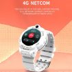 F01 1.28" 4G Rotatable Dual-Camera Kids Smart Watch with SOS - Pink - 4