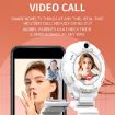 F01 1.28" 4G Rotatable Dual-Camera Kids Smart Watch with SOS - Pink - 6