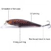 G51P 11.8cm/13.5g Floating Mino Lure Fake Bait (5 Pack) - 3