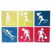 DIY Drawing Stencil for Kids - Colorful Hollow Copy Board (H-04) - 1