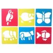DIY Drawing Stencil for Kids - Colorful Hollow Copy Board (H-12) - 1