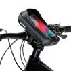 WILD MAN E16 EVA Hard Shell Handlebar Bag with Touch Screen - Black - 2
