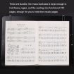 PJ1226 Music Spectrum Clipplane Tablature Clip - 1 Pair (Transparent) - 6