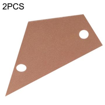 2PCS Aluminum Gold Leveling Ruler Guitar Repair Measuring Tools - 1