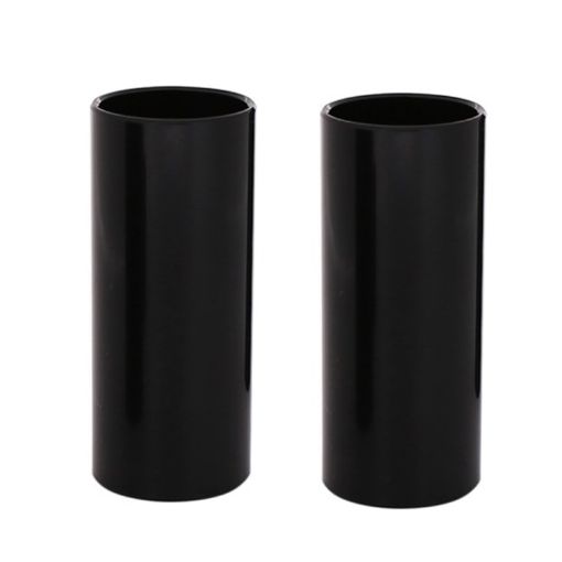 2PCS Black Stainless Steel Guitar Slide Tube, 60mm Folk Slide Block - 1