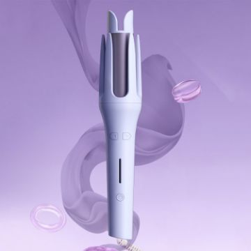 32mm RD-2118 Automatic Hair Curler, Electric Rotary, CN Plug - Purple - 1