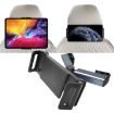 Rotatable Car Rear Pillow Phone Tablet Holder Bracket - Black - 1