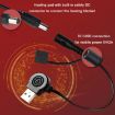 USB Charging Intelligent Heating Cushion - Thermostatic, Black - 3