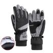 HLINTRANGE 061 Skiing Warm Waterproof Touch Screen Gloves, Size M (Thicker) - 1