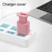 iPhone 11/12 Power Adapter & Cable Organizer Set - 2pcs Black Cover - 6