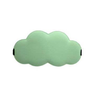 Green 3D Cloud Eye Mask - Ice Silk Memory Foam Sleep Comfort Mask - 1