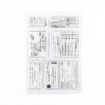 Vintage Botanical Arrangement Silicone Stamps - 5 PCS Clear Handbook - 1