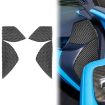 Chevrolet Corvette C8 Front Slot Decoration Sticker Set - 4pcs Black - 2