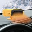 12V Car Heater Defrost Snow Defogger - Yellow Heater - 1