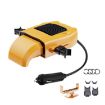 12V Car Heater Defrost Defogger, Yellow Dual Use - 2