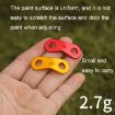 10pcs Orange Aluminum Tent Rope Buckle for Camping Canopy Adjustment - 3