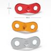 10pcs Silver Aluminum Tent Rope Buckle for Camping Canopy Adjustment - 2