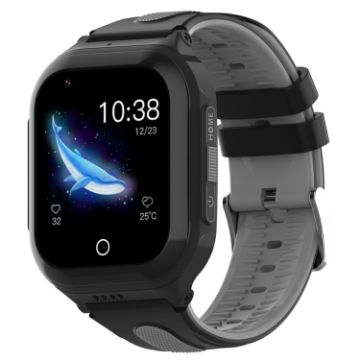 DF70 1.4" 4G GPS WiFi LBS Kids Calling Watch with SOS - Black - 1