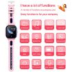 DF70 1.4" 4G GPS WiFi LBS Kids Calling Watch with SOS - Black - 3