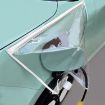 Magnetic Transparent Rain Cover for EV Charging Port - White - 1
