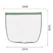 Magnetic Transparent Rain Cover for EV Charging Port - White - 2