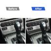 Infiniti G37/G25/Q60 CD Panel Lower Decorative Strip Sticker Black - 4