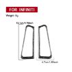 Infiniti G35/G37/G25/Q60 Defogger Air Outlet Sticker Set (Black) - 3