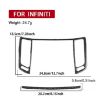 Infiniti G35/G37/G25/Q60 Air Outlet Sticker Set - Black (2pcs) - 3