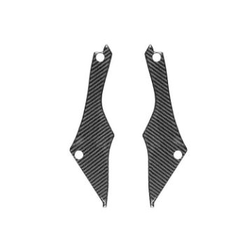Chevrolet Corvette C8 Rear Door Inner Frame Sticker Set - Black (2pcs) - 1
